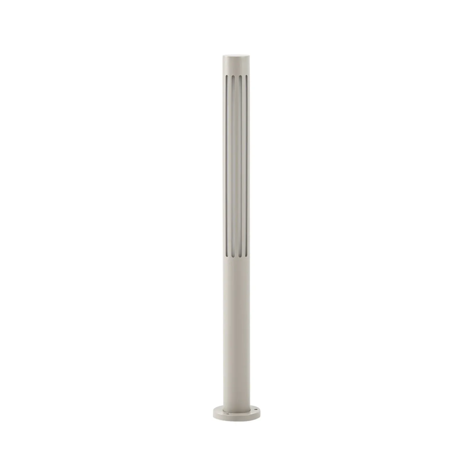 Bolardo luminoso LED Fjorya de Lindby, altura 60 cm, gris piedra, IP65