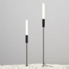 Bolardo luminoso LED Flare de Maytoni, 59 cm, piqueta, grafito, IP65