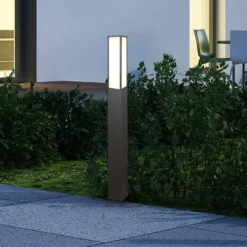 Bolardo luminoso LED Fuerte, antracita, aluminio, IP54