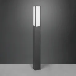 Bolardo luminoso LED Fuerte, antracita, aluminio, IP54