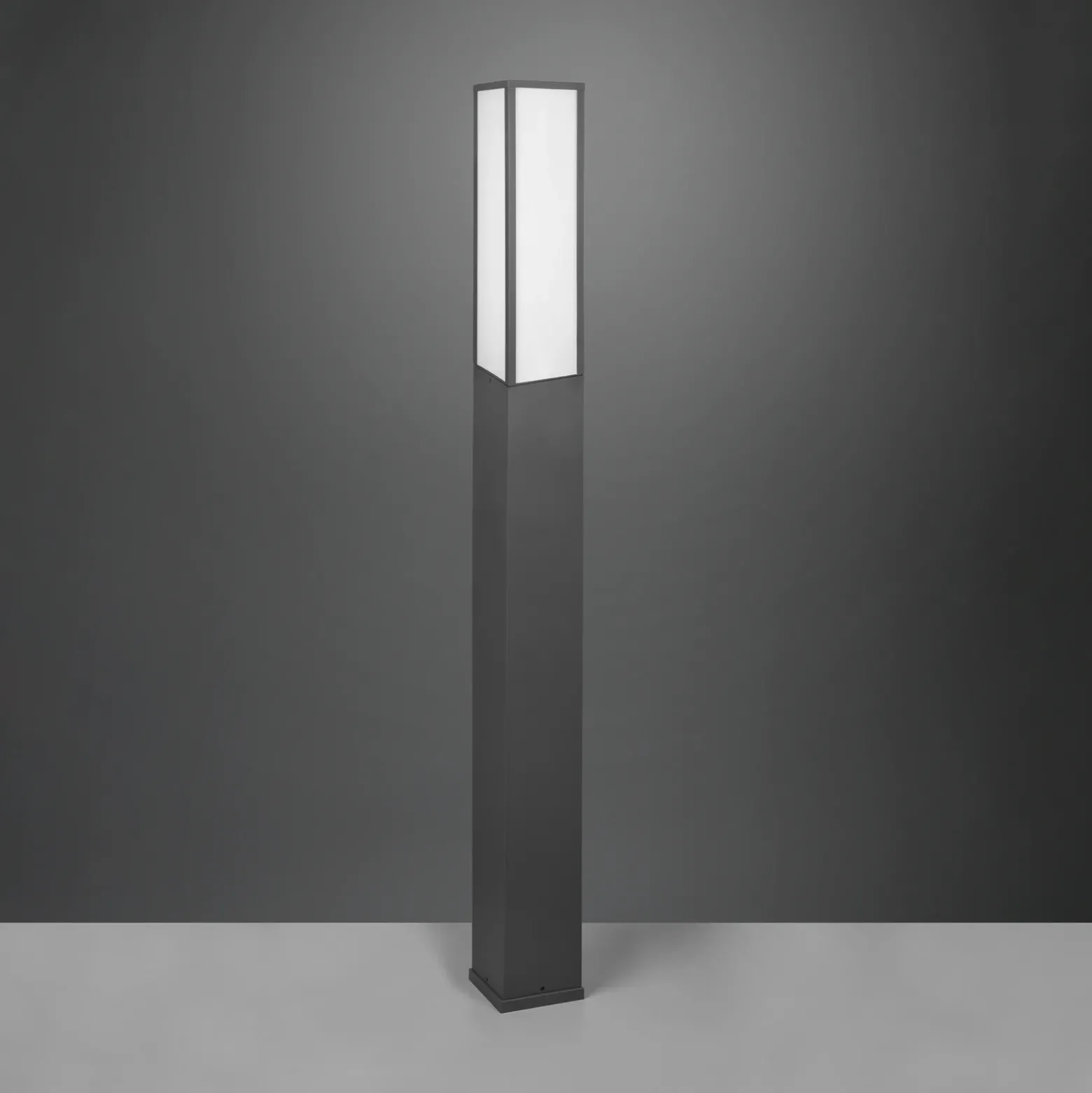 Bolardo luminoso LED Fuerte, antracita, aluminio, IP54