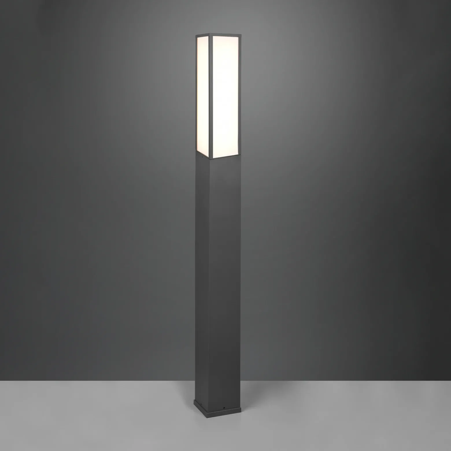Bolardo luminoso LED Fuerte, antracita, aluminio, IP54
