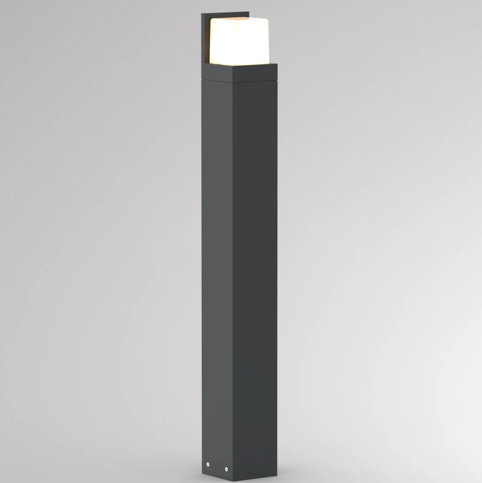 Bolardo luminoso LED FYNN-C, altura 85 cm, color antracita, CCT IP65,