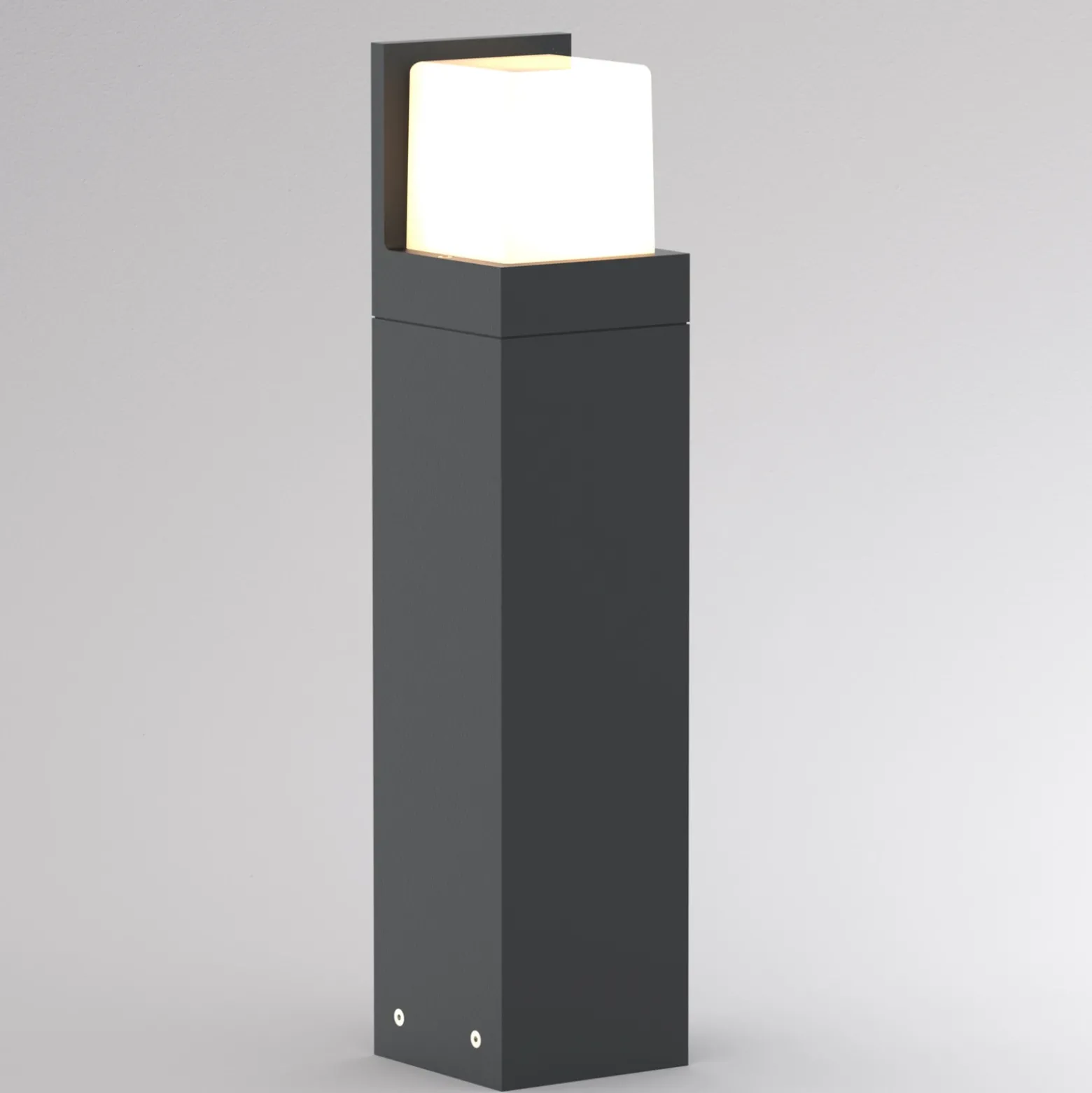 Bolardo luminoso LED FYNN-C, altura 45 cm, color antracita, CCT IP65,