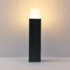 Bolardo luminoso LED FYNN-O, altura 45 cm, color antracita, CCT IP65,