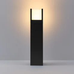 Bolardo luminoso LED FYNN-U, altura 45 cm, color antracita, CCT IP65,