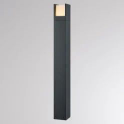 Bolardo luminoso LED FYNN-U, altura 85 cm, color antracita, CCT IP65,