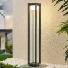 Bolardo luminoso LED Gamion de Prios, 90 cm, antracita, metal, IP54