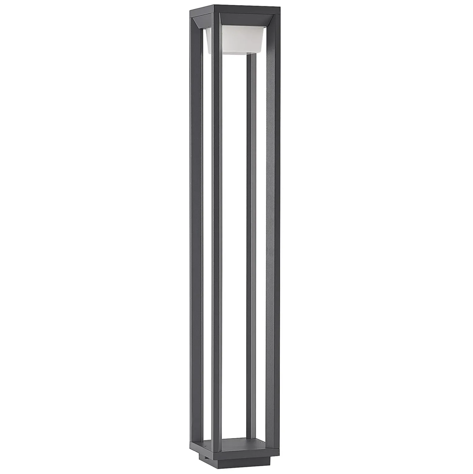 Bolardo luminoso LED Gamion de Prios, 90 cm, antracita, metal, IP54