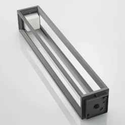 Bolardo luminoso LED Gamion de Prios, 90 cm, antracita, metal, IP54
