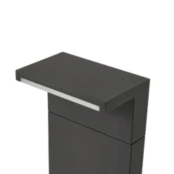 Bolardo luminoso LED Iberion de Arcchio, 90 cm, antracita, metal