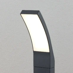 Bolardo luminoso LED Ilvita de Lindby, 60 cm, antracita, metal, IP54