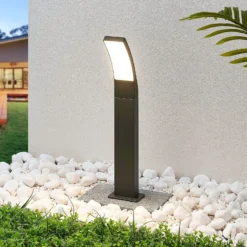 Bolardo luminoso LED Ilvita de Lindby, 60 cm, antracita, metal, IP54