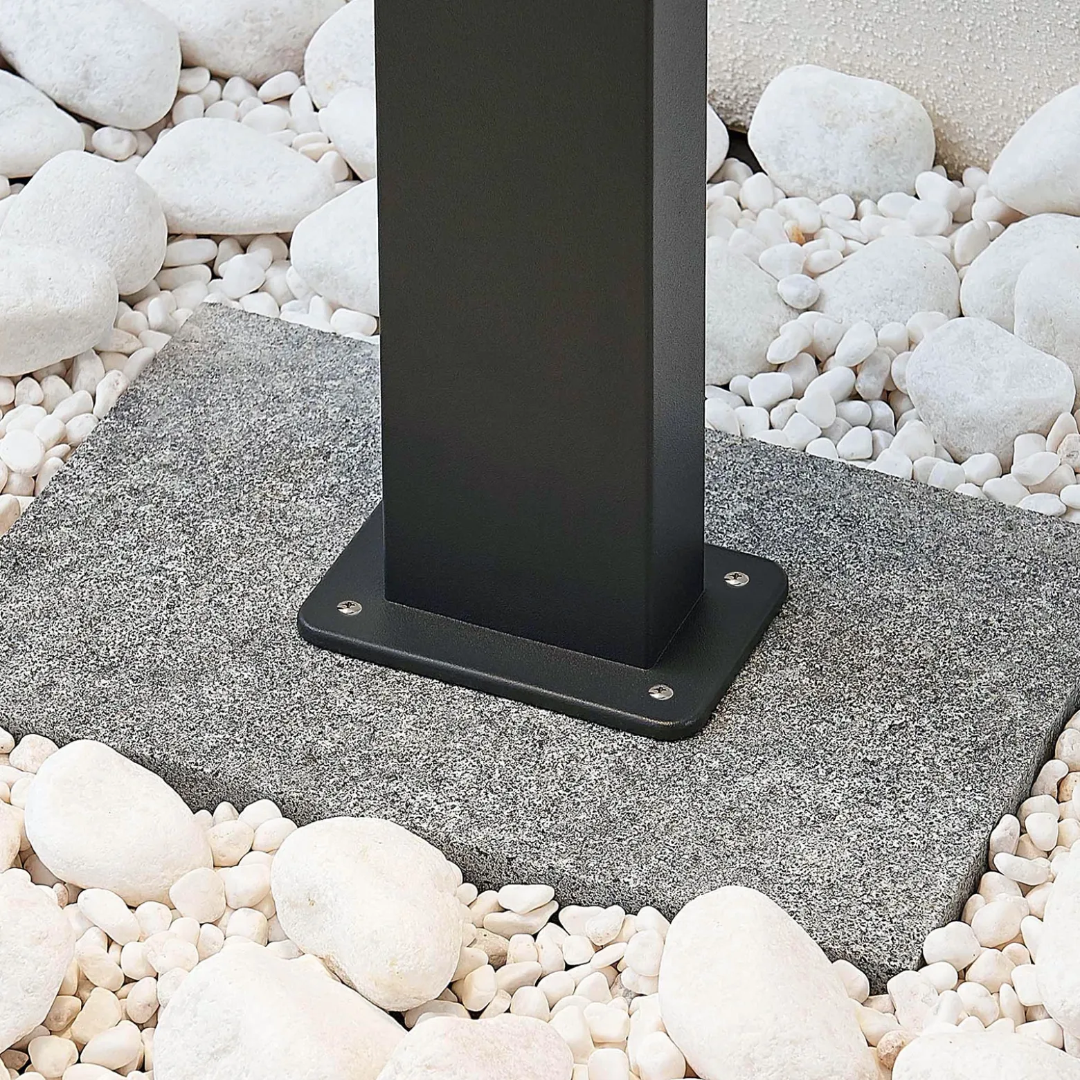Bolardo luminoso LED Ilvita de Lindby, 60 cm, antracita, metal, IP54