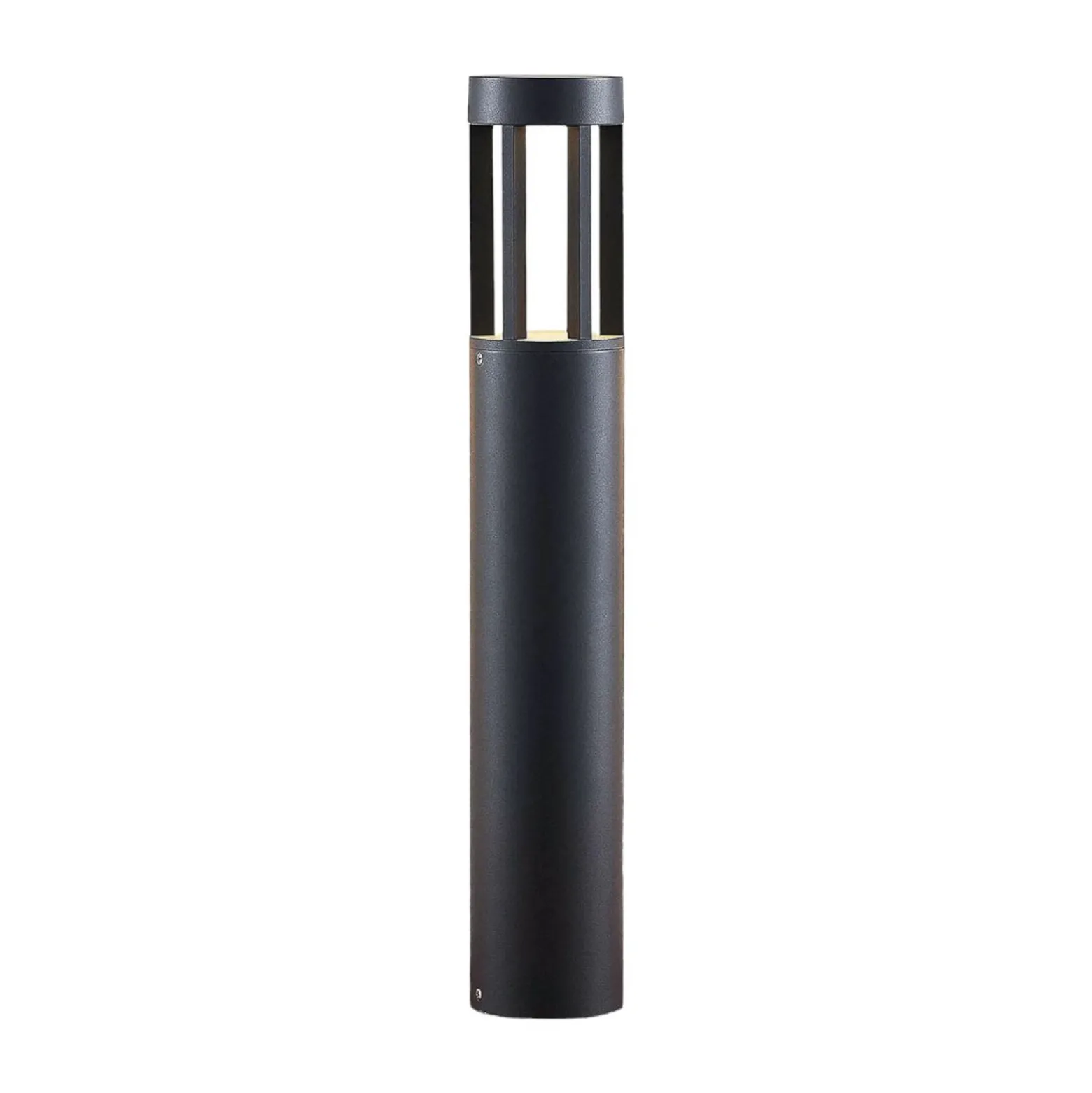 Bolardo luminoso LED Jordis en gris oscuro