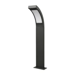 Bolardo luminoso LED Juvia de Lucande, 60 cm, antracita, IP54