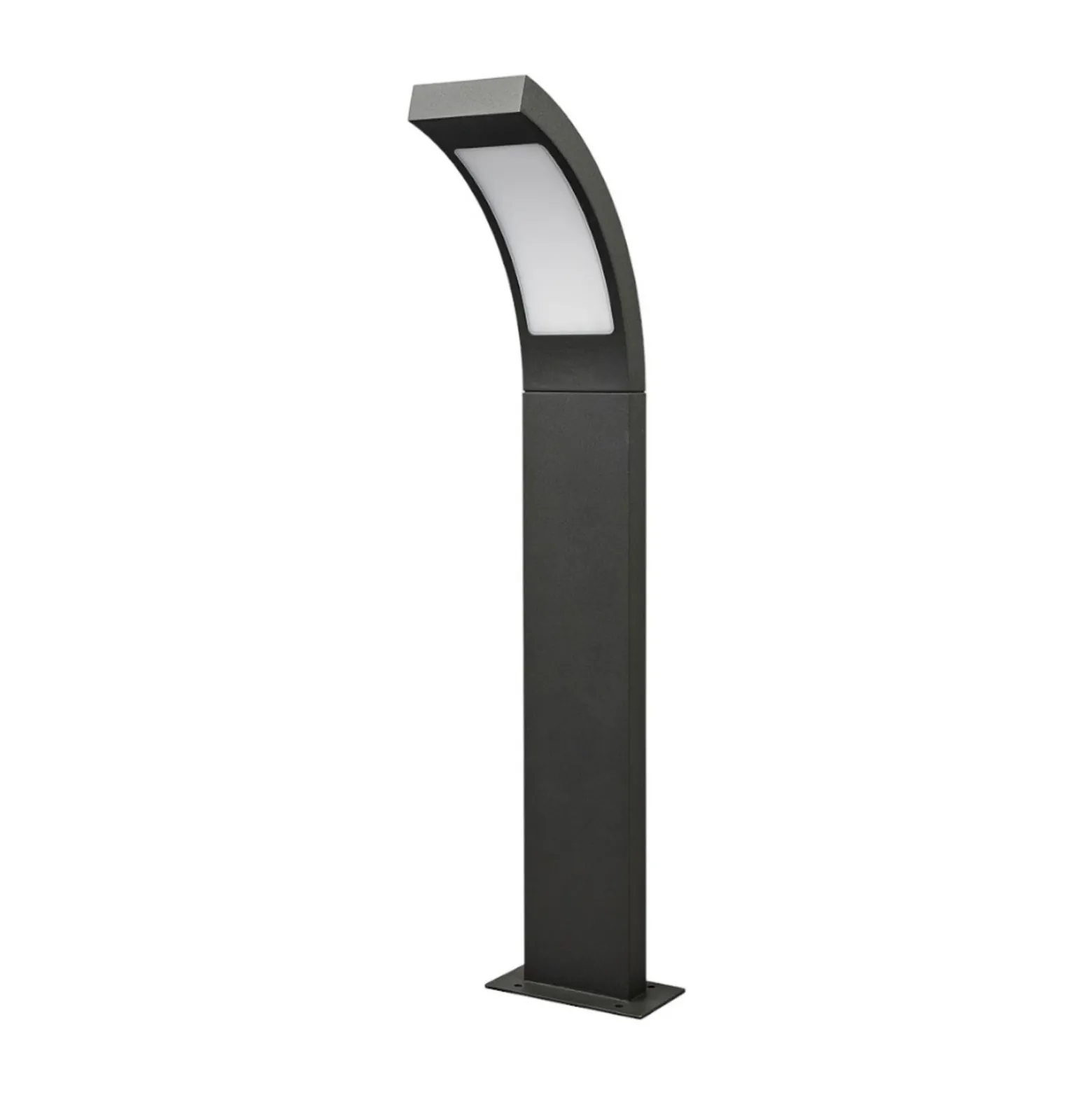 Bolardo luminoso LED Juvia de Lucande, 60 cm, antracita, IP54