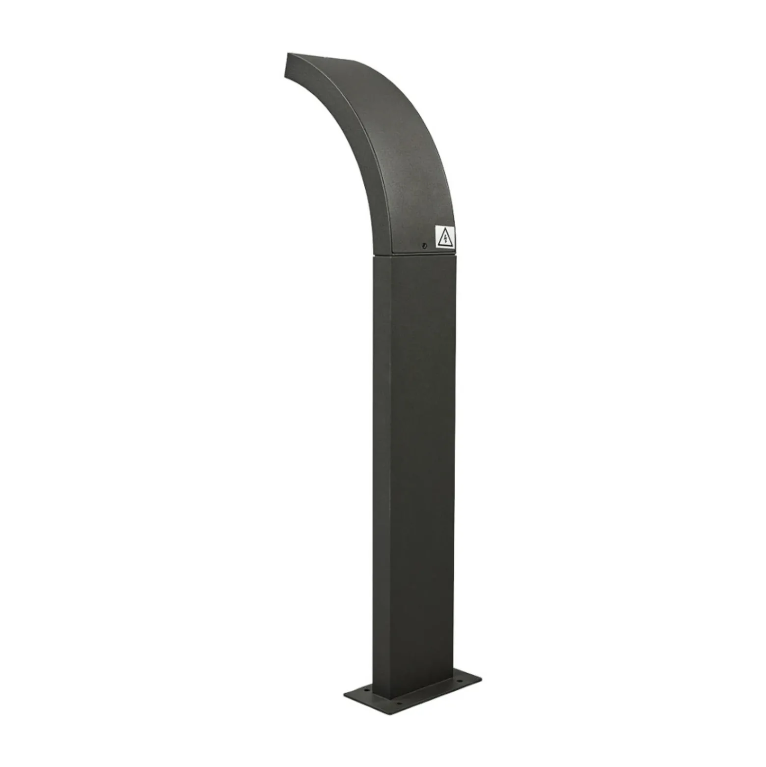 Bolardo luminoso LED Juvia de Lucande, 60 cm, antracita, IP54