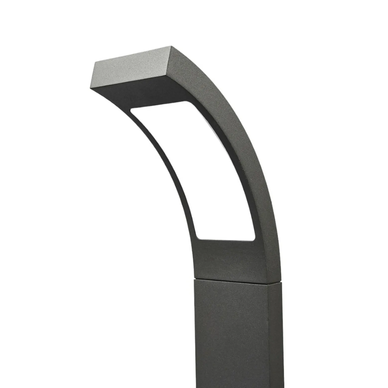 Bolardo luminoso LED Juvia de Lucande, 60 cm, antracita, IP54