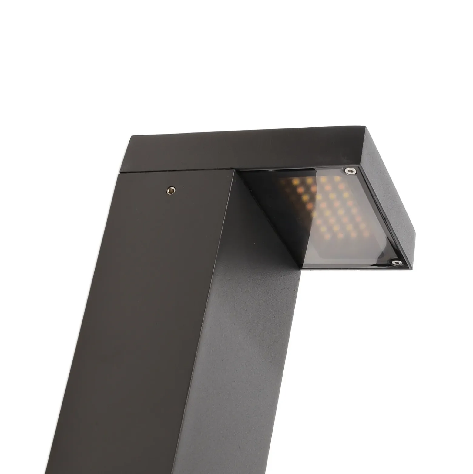 Bolardo luminoso LED Lerna 1000 gris oscuro Altura 100 cm 7,4 W CCT