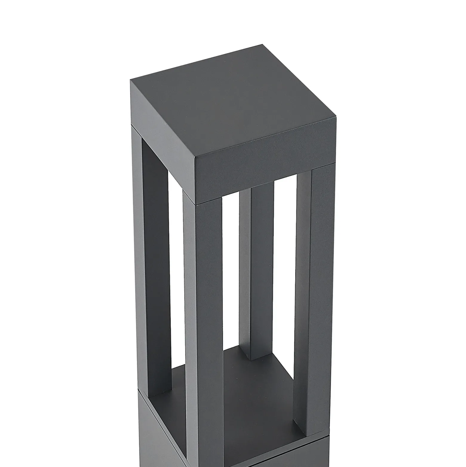 Bolardo luminoso LED Lienna de Arcchio, 60 cm, gris, metal, IP65