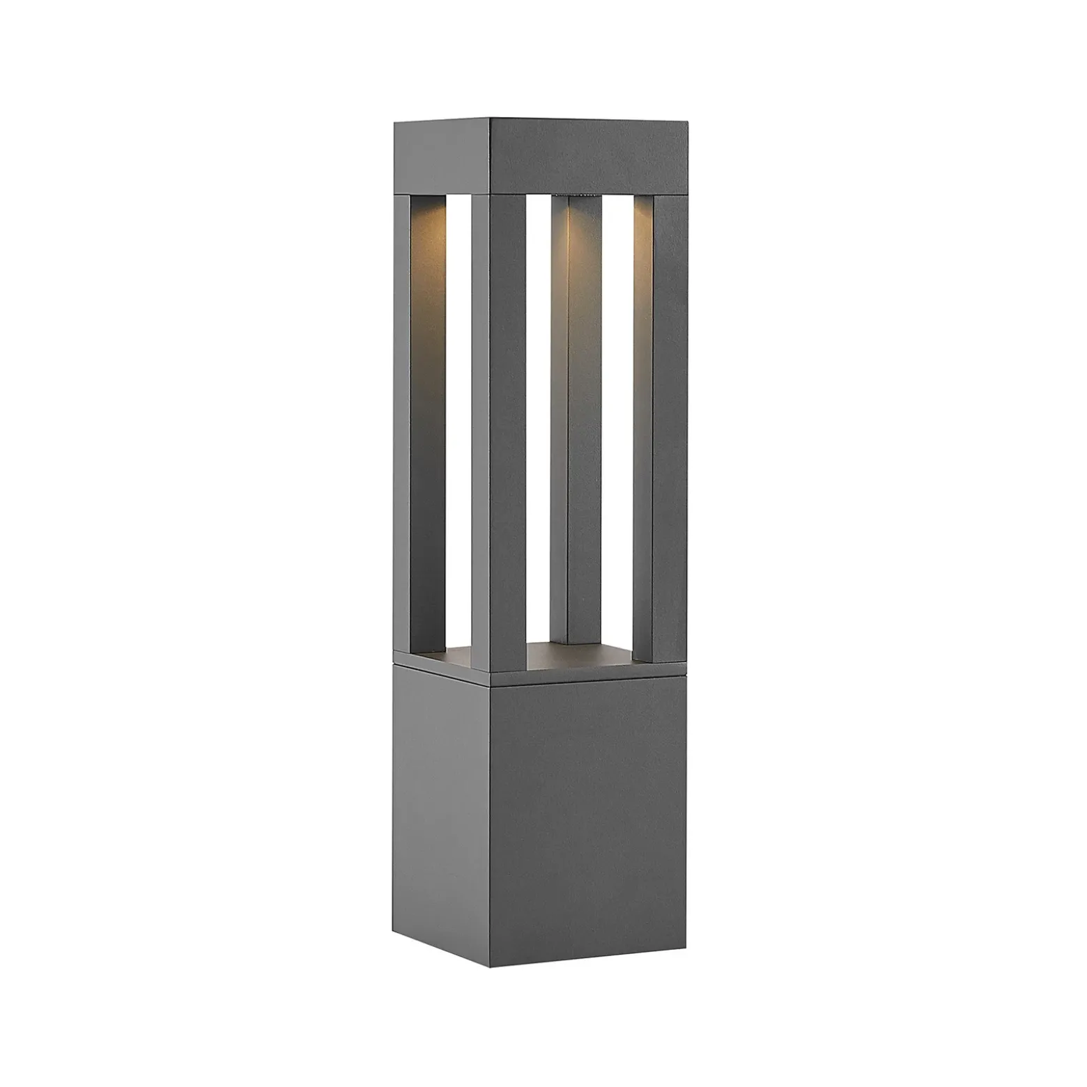Bolardo luminoso LED Lienna de Arcchio, 60 cm, gris, metal, IP65