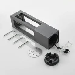 Bolardo luminoso LED Lienna de Arcchio, 60 cm, gris, metal, IP65