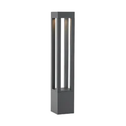 Bolardo luminoso LED Lienna de Arcchio, 90 cm, gris, metal, IP65
