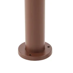 Bolardo luminoso LED Lindby Fjorya, altura 60 cm, marrón, IP65