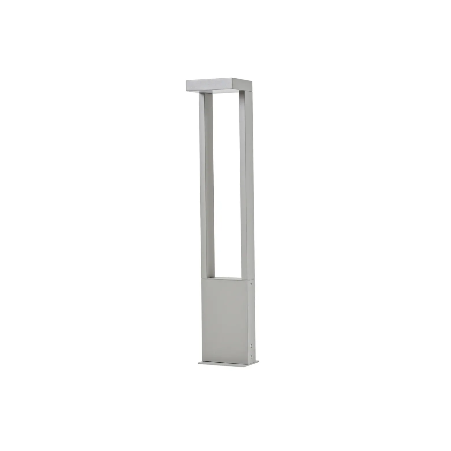 Bolardo luminoso LED Lindby Lonete, gris piedra, altura 65 cm, IP65