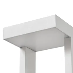 Bolardo luminoso LED Lindby Lonete, blanco, altura 65 cm, IP65