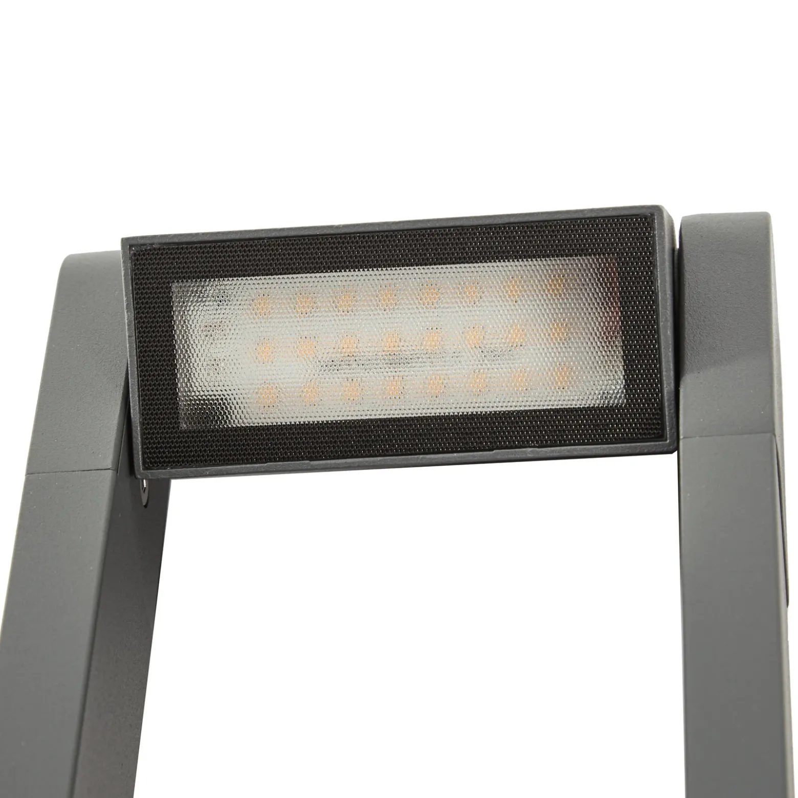 Bolardo luminoso LED Lindby Meloni, antracita, 65 cm, IP65 giratoria