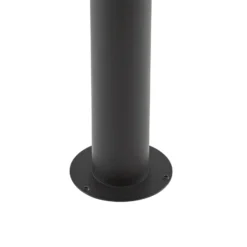 Bolardo luminoso LED Lindby Soran, negro, 60 cm, metal, IP44