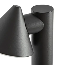 Bolardo luminoso LED Lindby Soran, negro, 60 cm, metal, IP44
