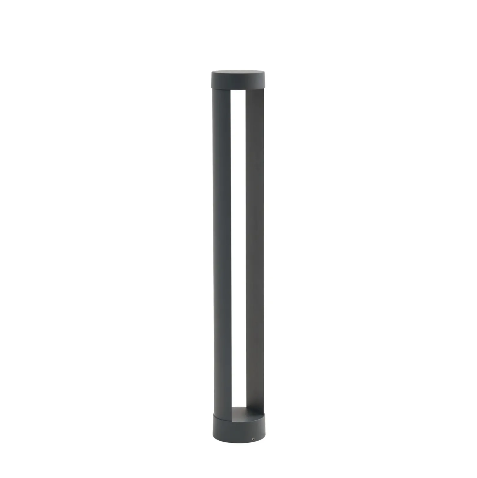 Bolardo luminoso LED Lindby Soriq, antracita, altura 75 cm, IP54