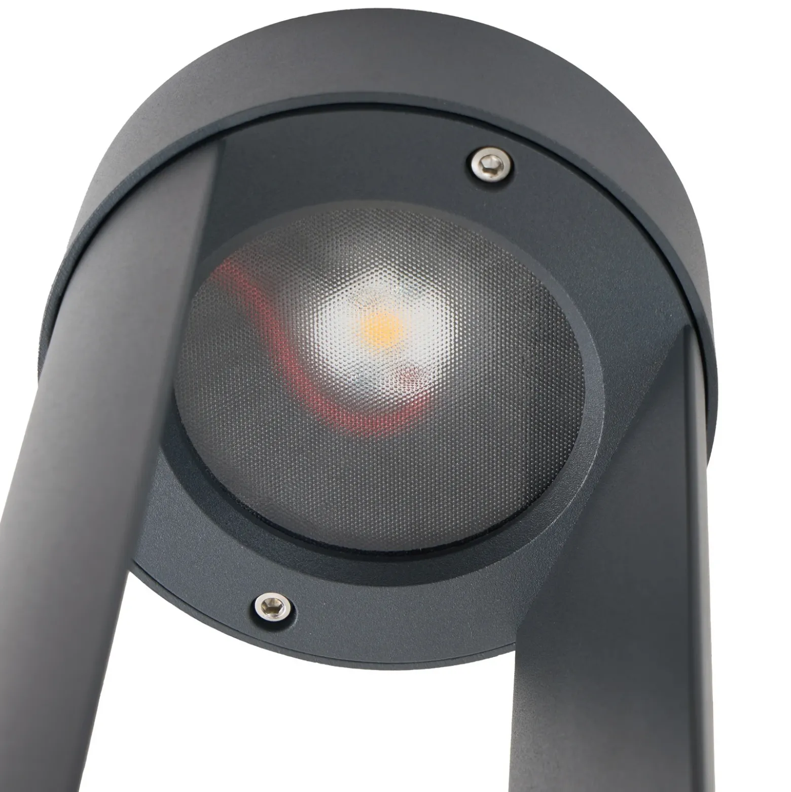 Bolardo luminoso LED Lindby Soriq, antracita, altura 75 cm, IP54