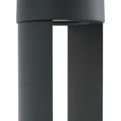 Bolardo luminoso LED Lindby Soriq, antracita, altura 75 cm, IP54