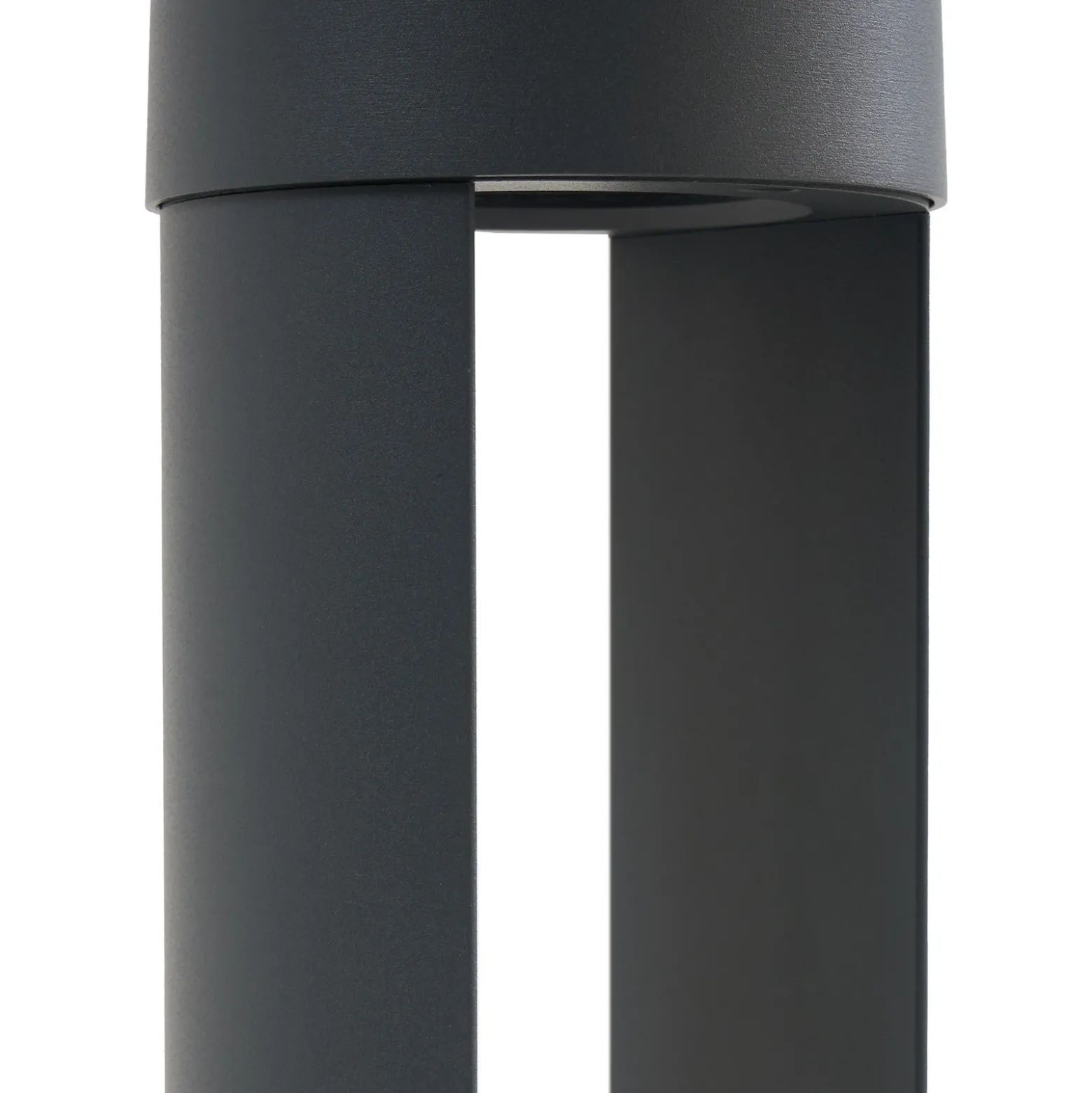 Bolardo luminoso LED Lindby Soriq, antracita, altura 75 cm, IP54