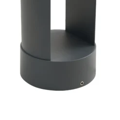 Bolardo luminoso LED Lindby Soriq, antracita, altura 75 cm, IP54