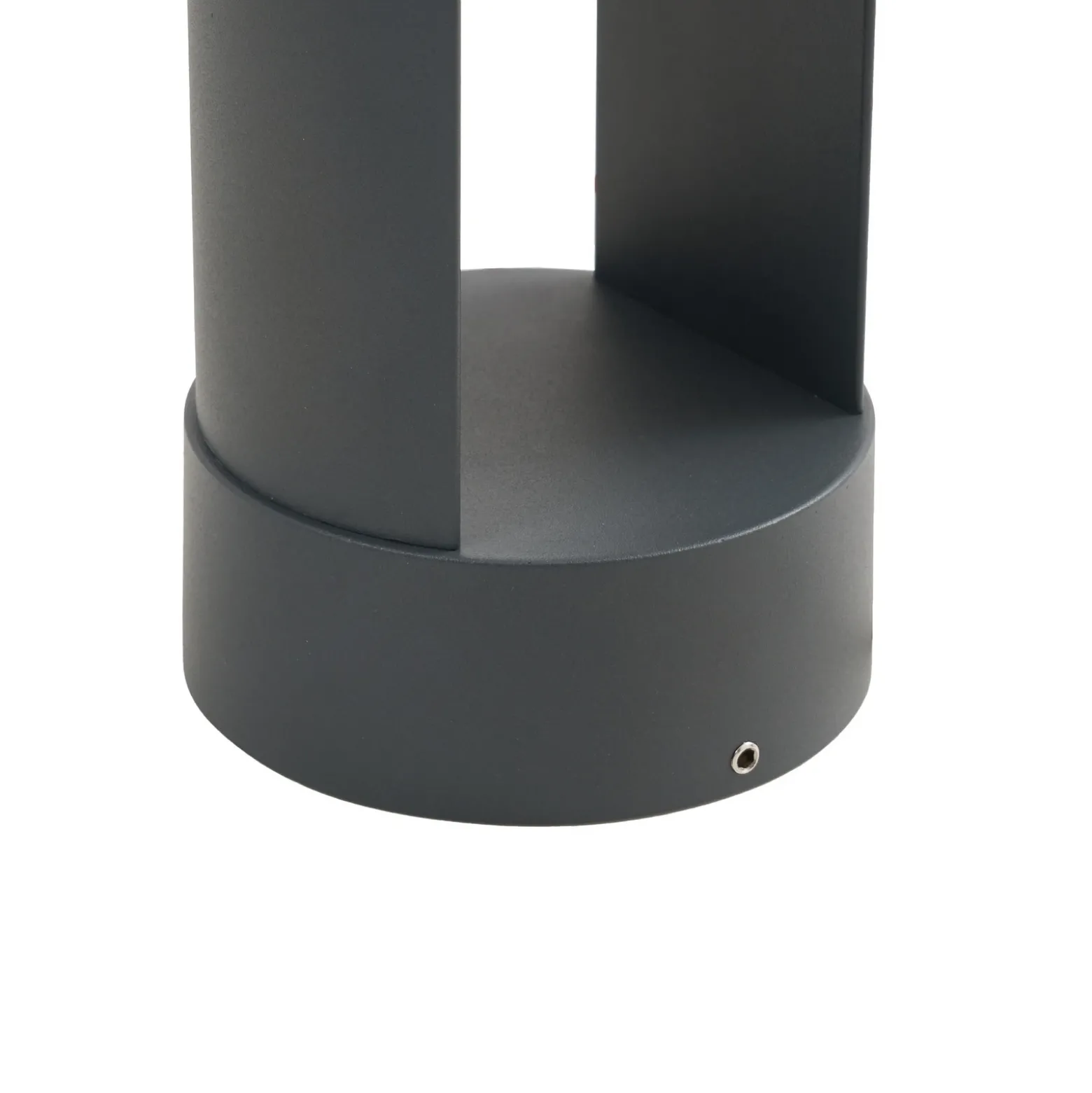 Bolardo luminoso LED Lindby Soriq, antracita, altura 75 cm, IP54