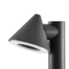 Bolardo luminoso LED Lindby Soran, negro, 100 cm, metal, IP44