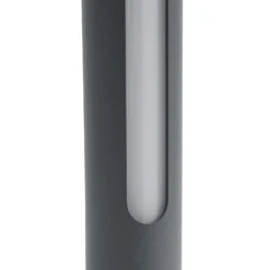 Bolardo luminoso LED Liravel de Lindby, altura 115 cm, antracita, IP65