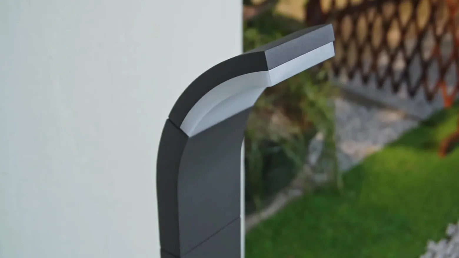 Bolardo luminoso LED Lucande Timm, 60 cm, antracita, metal, IP54