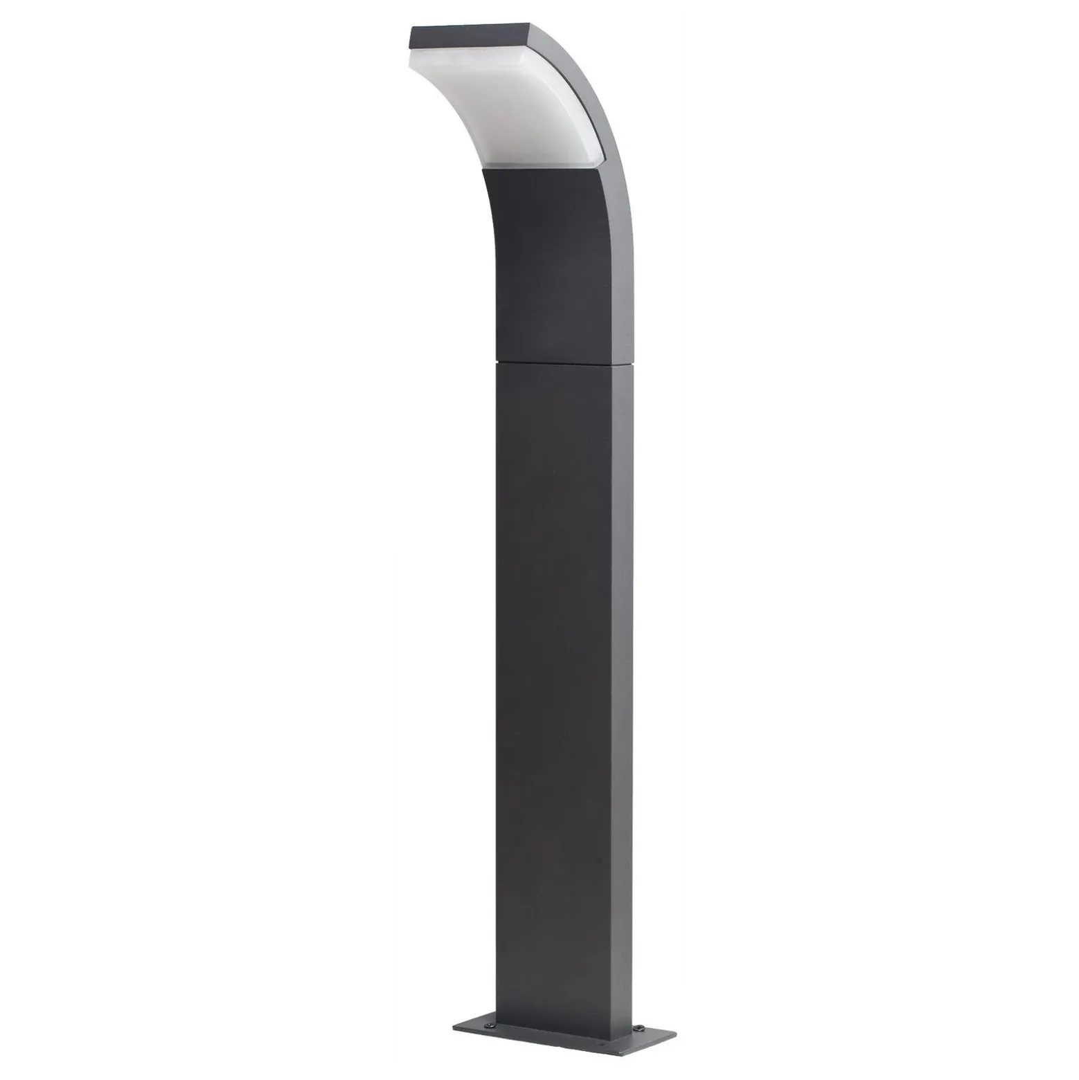 Bolardo luminoso LED Lucande Timm, 60 cm, antracita, metal, IP54