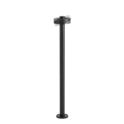 Bolardo luminoso LED Lucande Nirella, 100 cm, negro, CCT, IP65