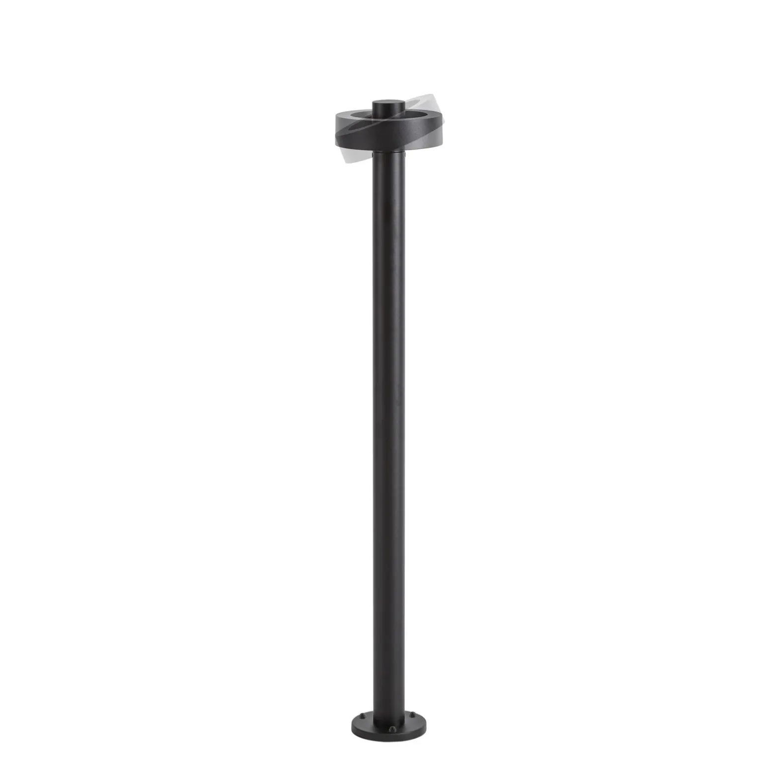 Bolardo luminoso LED Lucande Nirella, 100 cm, negro, CCT, IP65