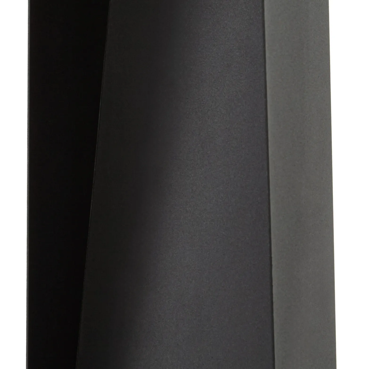 Bolardo luminoso LED Lucande Louran, altura 90 cm, negra, luz hacia