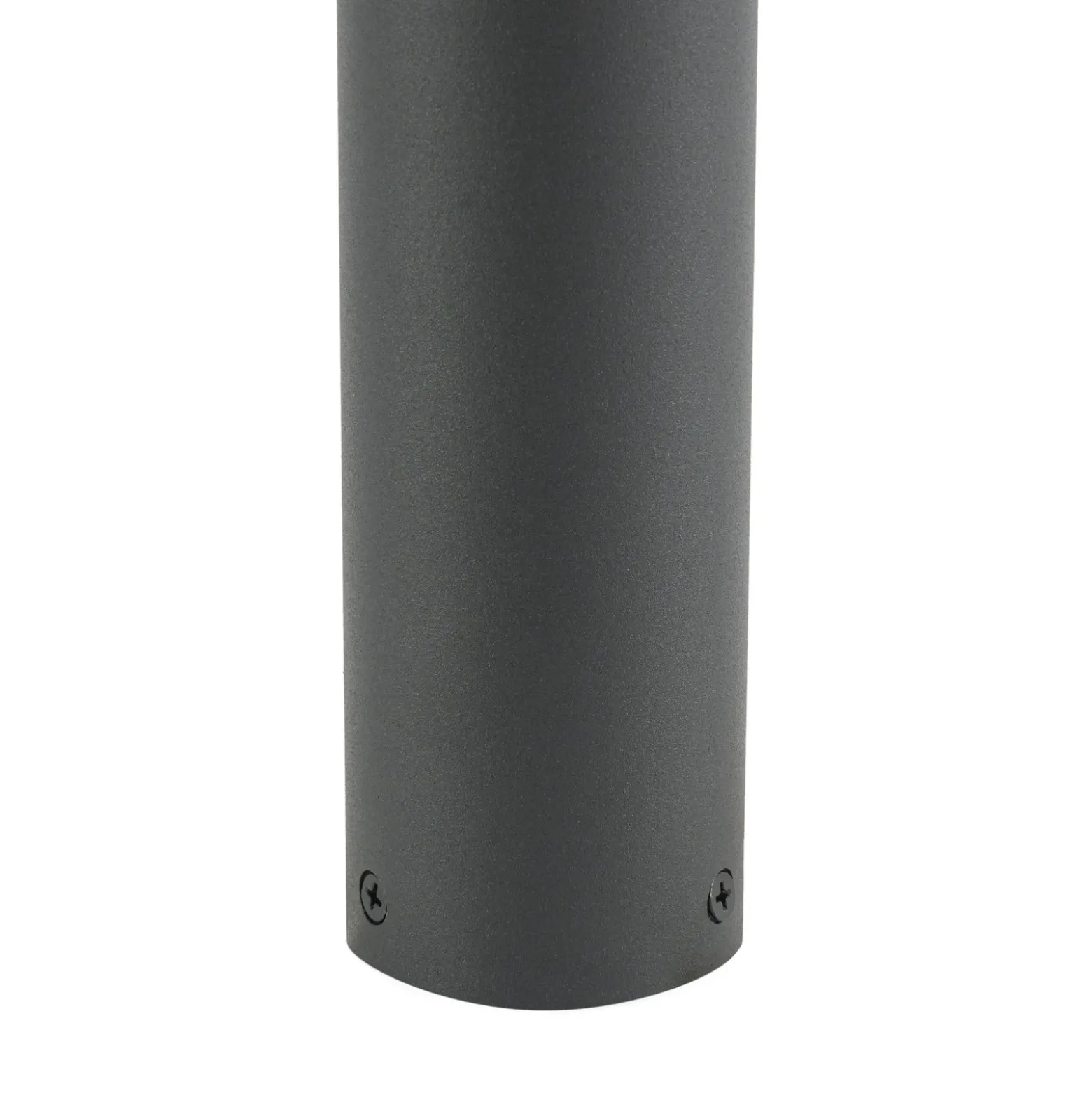 Bolardo luminoso LED Lucande Haloa, negro, altura 50 cm, IP54