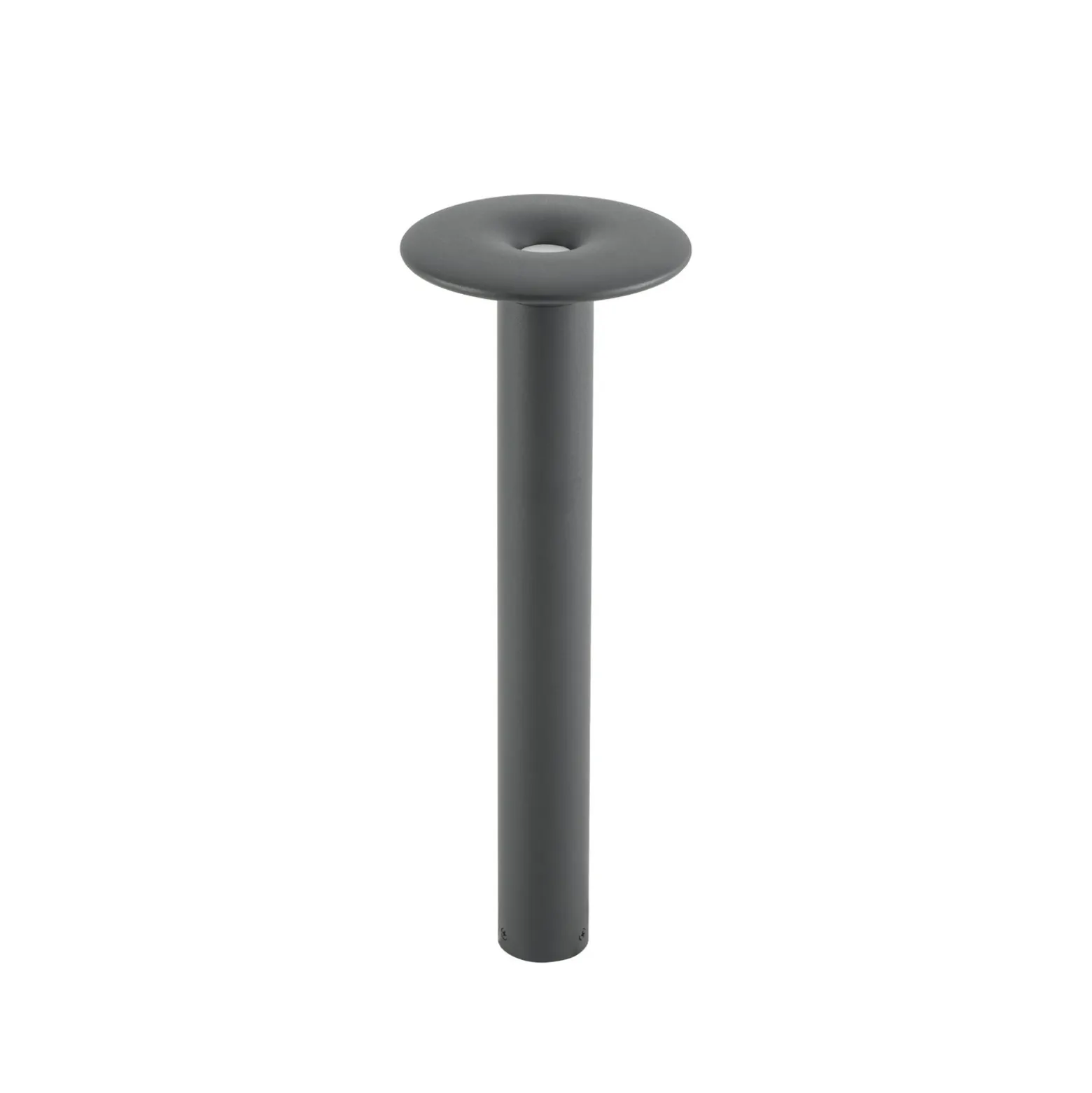 Bolardo luminoso LED Lucande Haloa, negro, altura 50 cm, IP54