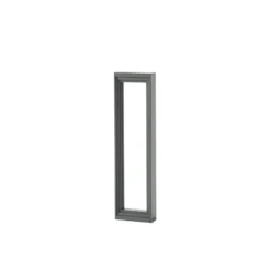 Bolardo luminoso LED Lucande Ashkan, altura 60 cm, antracita, IP65